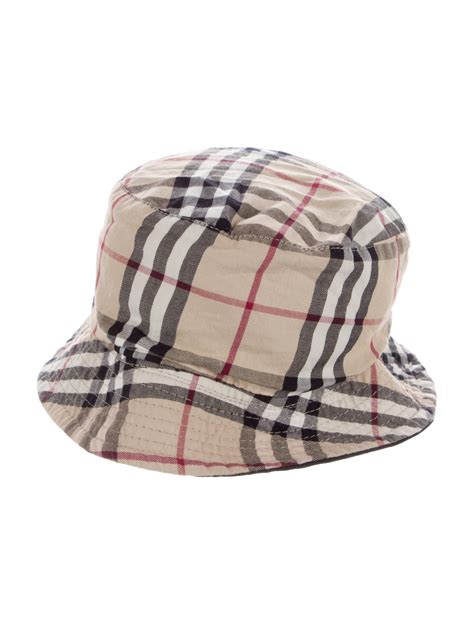 burberry london nova check bucket hat cotton england